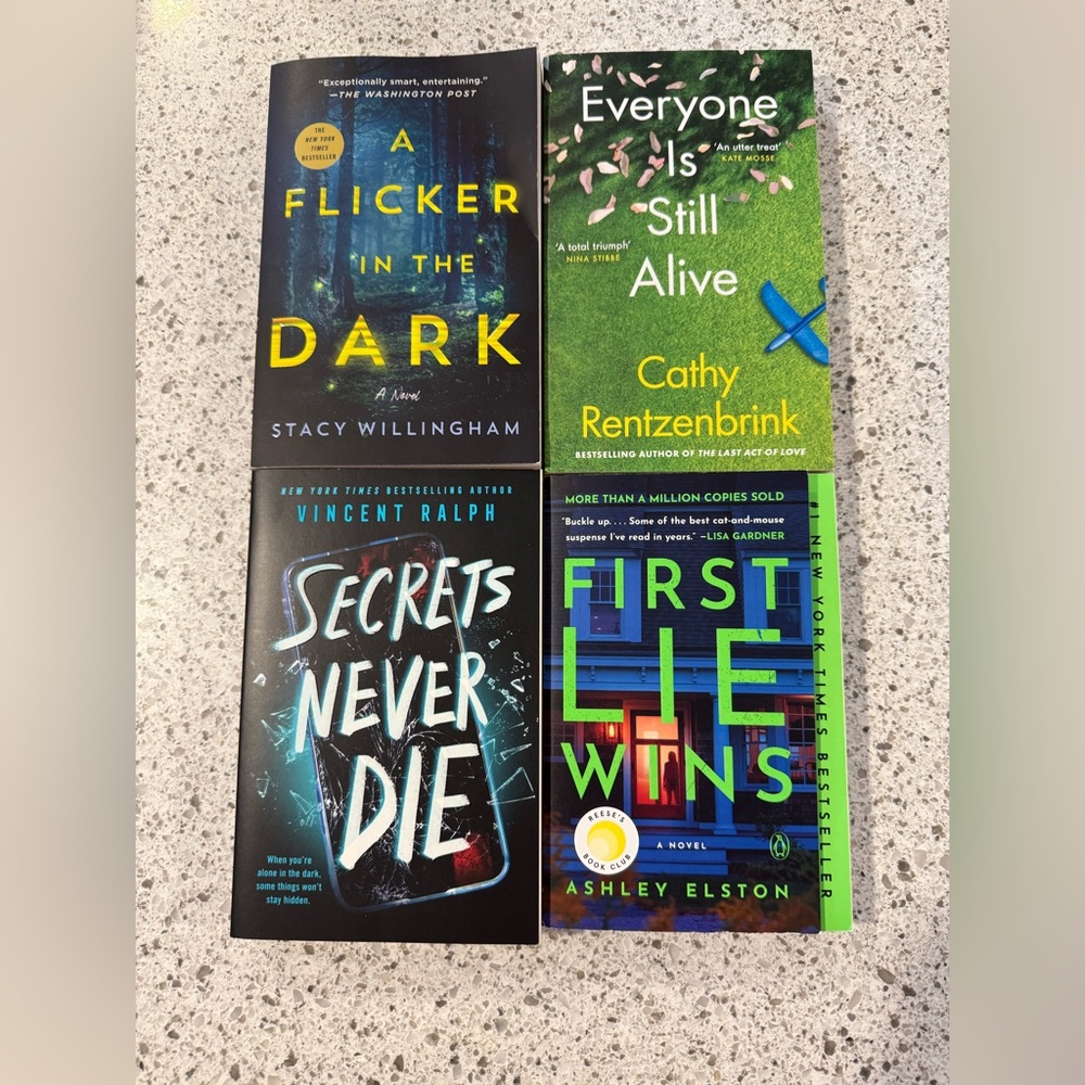 Set of Three Mystery and Thriller Novels